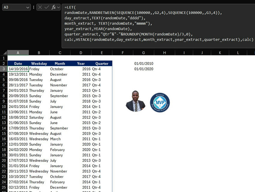 The HTSTACK function